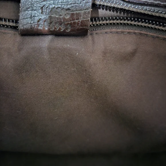 Gucci Beige/Brown Canvas Tote 15x9in - Picture 14 of 16